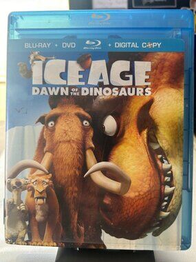 Ice Age Dawn Of The Dinosaurs Blu-Ray DVD + Digital Copy Animated Family Comedy